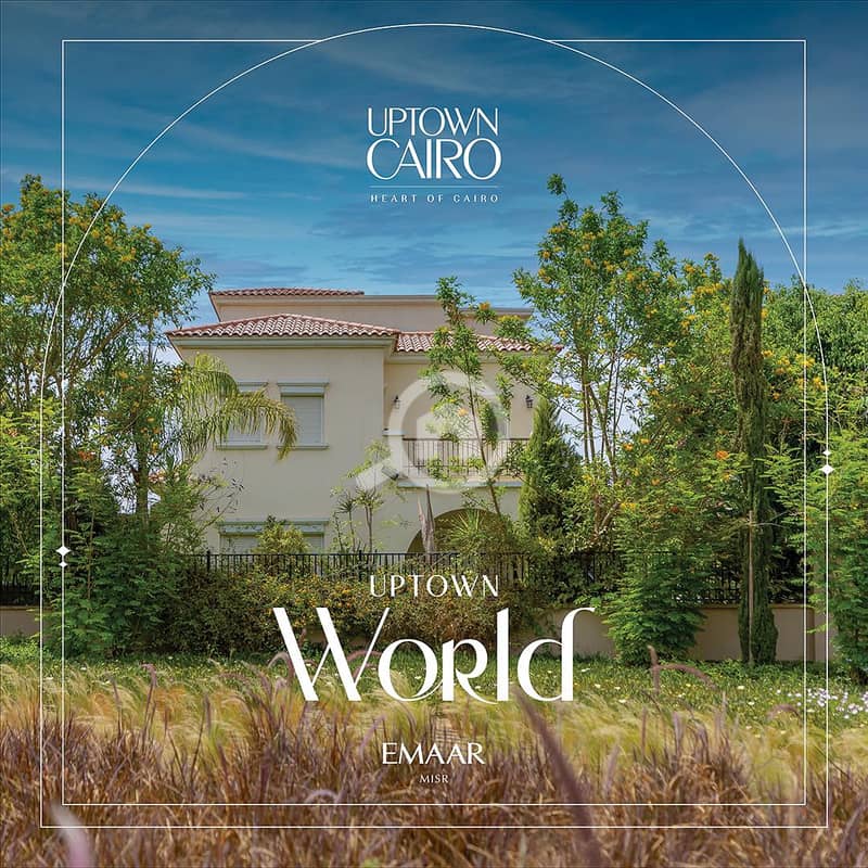 Villa with garden view for sale Uptown Cairo Emaar Bayut Egypt