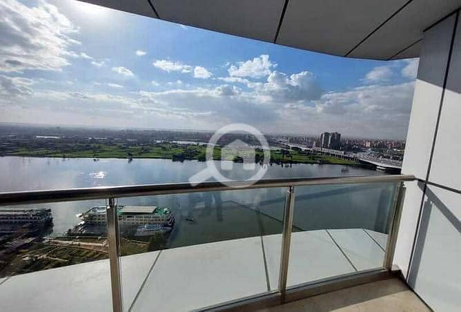 شقة فندقية 124م للبيع علي النيل متشطبة استلام فوري في ابراج هيلتون Apartment Fully Finished Ready To Move in Hilton Towers