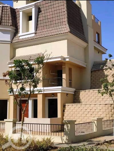 5 Bedroom Townhouse for Sale in Mostakbal City, Cairo - Villa 239m corner for sale in SARAI in front of El Shorouk City