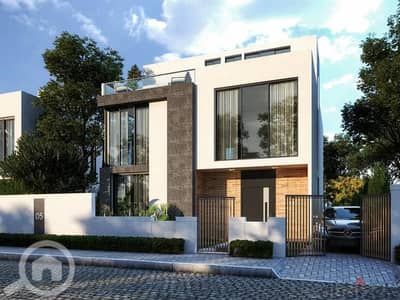 3 Bedroom Townhouse for Sale in Sheikh Zayed, Giza - بخصم مليون و700ألف عالكاش فيلا للبيع في مون هيلز زايد 10د من مول العرب