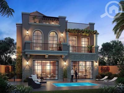 3 Bedroom Villa for Sale in New Cairo, Cairo - Villa for sale in Ever New Cairo next to Hyde Park 333m with installments   ايفر التجمع الخامس امام هايد بارك