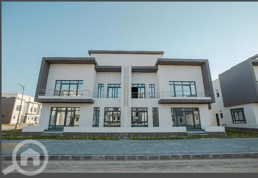 فيلا 405 متر للبيع في المنصورة الجديدة ع البحر بالتقسيط جاهزة للمعاينة Villa 405sqm for sale in New Mansoura on the sea Installments Ready for showing