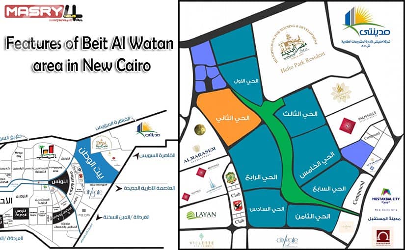 9 Features of Beit Al Watan area in New Cairo. jpg