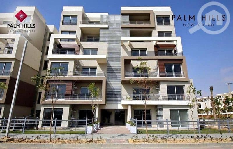 Apartment for sale in the heart of Badya Palm Hills Compound 252m 4 rooms fully finished with 10% downpayment and the rest in easy installments