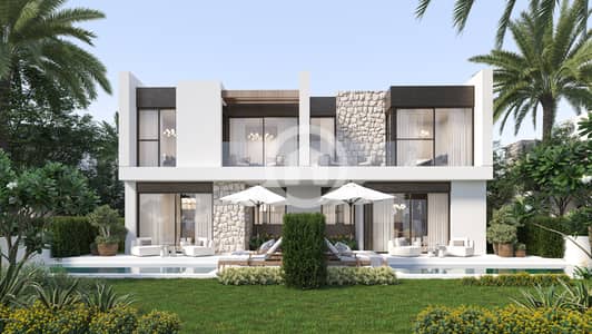 4 Bedroom Twin House for Sale in North Coast, Matruh - twin transition garden. jpg