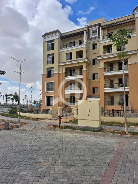 Penthouse for sale in installments in Saray Compound, the entrance to the administrative capital, space of 220 meters + 127 meters roof with 10% down