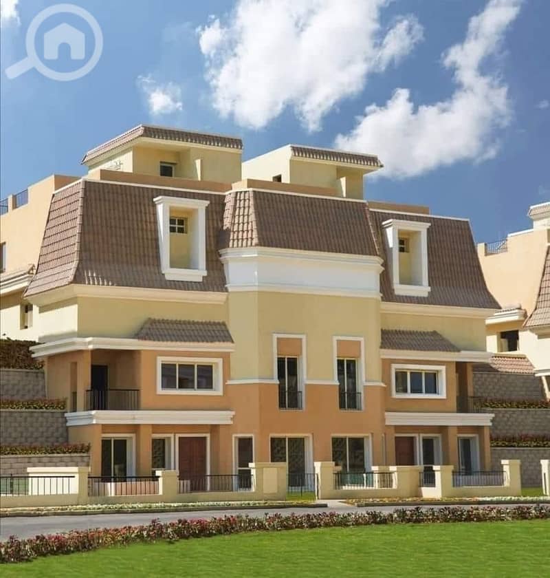 Twon house for sale 212m in compound sarai Dp 5%