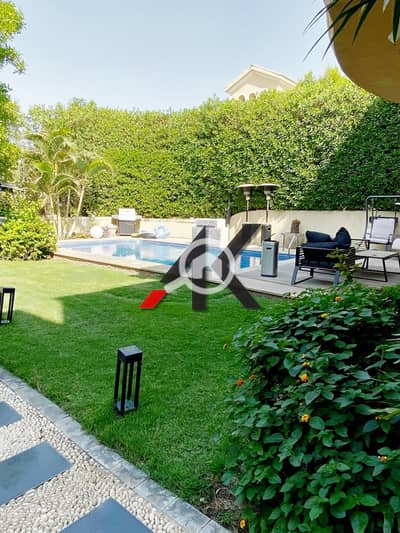 7 Bedroom Villa for Sale in New Cairo, Cairo - Luxury Furnished Stand Alone With pool For Sale in Kattameya Hills - New Cairo