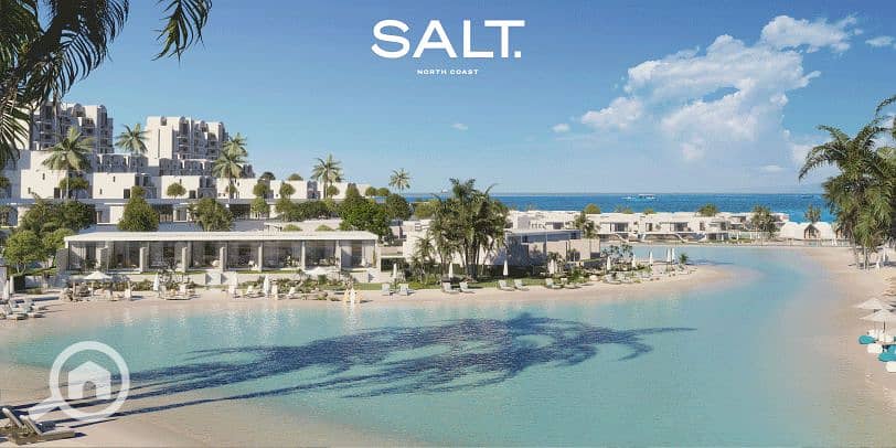 Chalet 115m sea view ultra super luxury with installments over 10 years in Salt Sahel شاليه 115م سى فيو الترا سوبر لوكس بتسهيلات على 10 سنين فى سولت ا