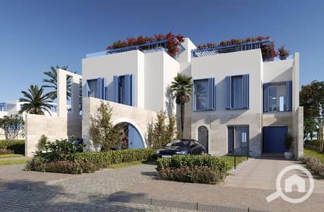 4 Bedroom Townhouse for Sale in North Coast, Matruh - Townhouse for sale in the North Coast in installments over 8 years