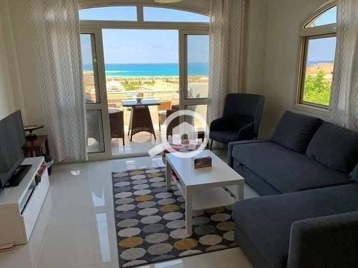 شالية للبيع 3 غرف تشطيب سوبر لوكس فوري علي البحر دايركت  في تلال العين السخنه chalet 3 bedroom panoramic sea view finished in Telal AlSokhna