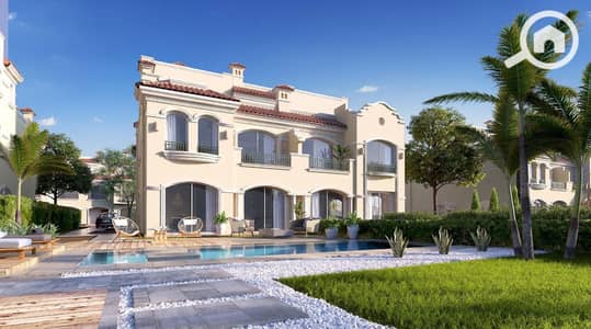 3 Bedroom Villa for Sale in New Capital City, Cairo - فيلا للبيع بمساحه 300م بمقدم 10% فقط امام النهر الاخضر مباشره