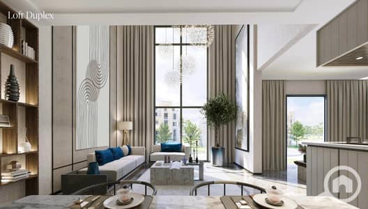 دوبلكس 4 غرف نوم للبيع في القاهرة الجديدة، القاهرة - Duplex for sale 235m in The Brooks New Cairo installments over8 years