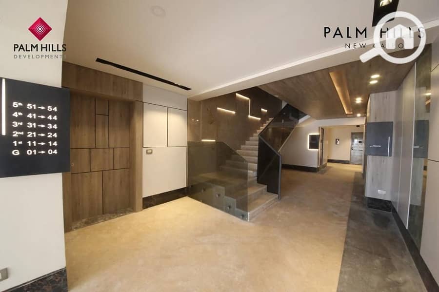 شقة للبيع 115م في كمبوند Palm Hills New Cairo بالتقسيط على 8 سنوات