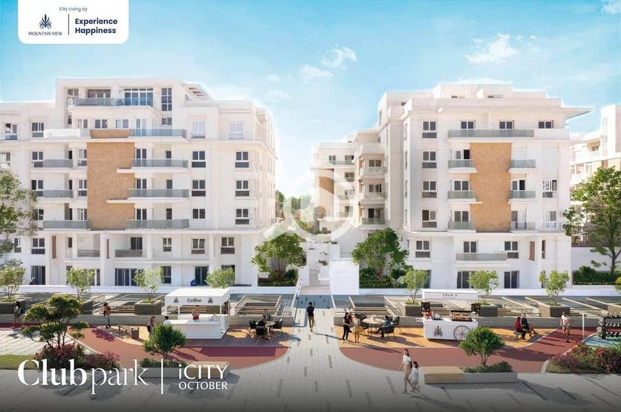 شقة للبيع 105م في Mountain View i city october   بمقدم 530 الف فقط