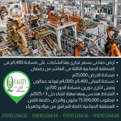 Industrial for Sale in 10th of Ramadan, Sharqia - 1. png