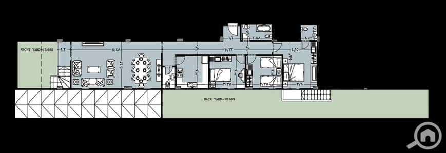 3 Bedroom Flat for Sale in New Heliopolis, Cairo - Ground Floor 35. png