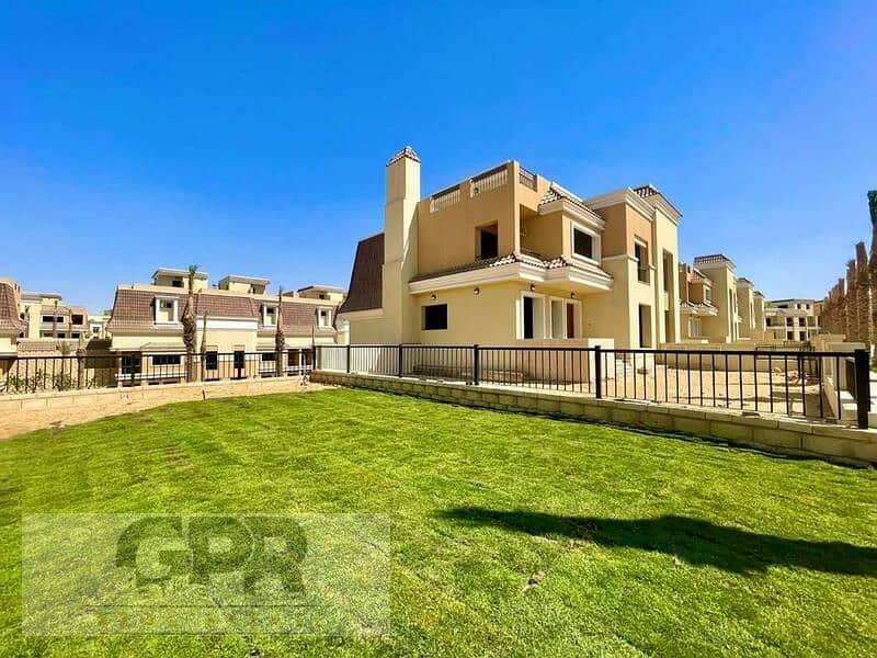 فيلا استاندالوان جاهزة للمعاينة للبيع في كمبوند سراي المستقبل القاهرة الجديدة Standalone Villa for sale in Sarai compound New Cairo