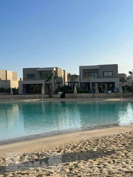 فيلا استاندالوان متشطبة على اكبر لاجون للبيع قسط فى ازها العين السخنة Standalone Villa on Crystal Lagoon for sale in Azha , Ain Sokhna