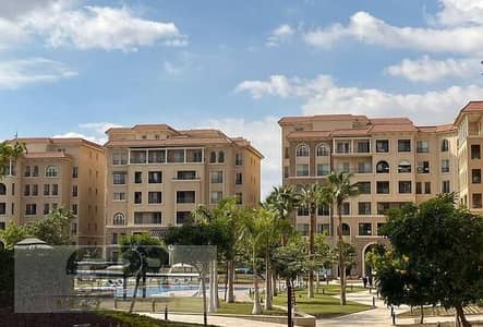 3 Bedroom Apartment for Sale in New Cairo, Cairo - Open pool and landscape view apartment for sale in 90 Avenue New Cairo 171m with installments next to AUC  شقة للبيع في 90 افينيو التجمع الخامس