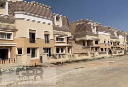 4 Bedroom Villa for Sale in Mostakbal City, Cairo - فيلا سور بسور مع مدينتي للبيع فى كمبوند سراى Sarai طريق السويس القاهرة الجديدة New Cairo على محور الامل قرب المستقبل سيتي