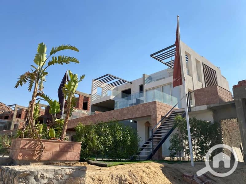 فيلا 170م للبيع علي البحر في ذا جروف العين السخنة villa 170sqm for sale with Panoramic Sea View in The Groove Ain Sokhna