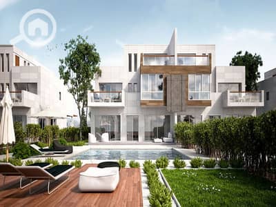 فلیٹ 4 غرف نوم للبيع في 6 أكتوبر، الجيزة - type-m-twin-houses-back-view. jpg