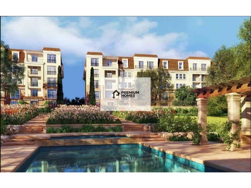 6 apartments for sale in cavana lake sarai new cairo. jpg