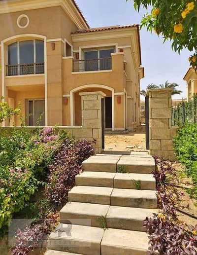 توين هاوس 4 غرف نوم للبيع في القاهرة الجديدة، القاهرة - Villa Twin House for sale in Stone Park New Cairo | فيلا للبيع فى ارقي لوكيشن فى كمبوند ستون بارك التجمع الخامس