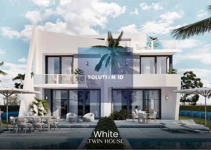 3 Bedroom Villa for Sale in North Coast, Matruh - White Twin House. png