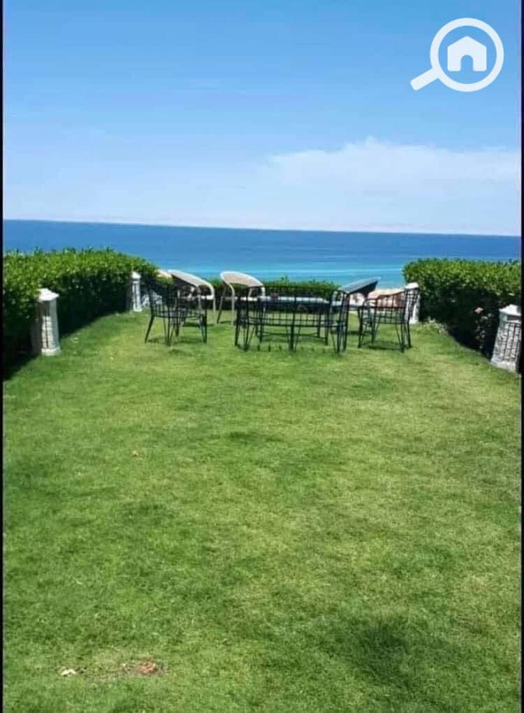 شاليه للبيع ارضي بجاردن في قرية مارينا 8 Sea View