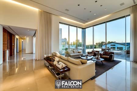 فیلا 4 غرف نوم للبيع في الشيخ زايد، الجيزة - high-ceiling-glass-windows. jpg