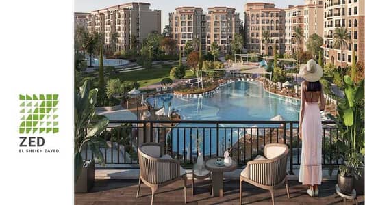 3 Bedroom Apartment for Sale in Sheikh Zayed, Giza - شقة للبيع 185م  متشطبة في ابراج زيد ويست الشيخ زايد  Ora Zed West