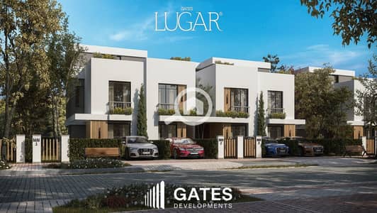 تاون هاوس 3 غرف نوم للبيع في الشيخ زايد، الجيزة - Gates Developments - Lugar - Maisonette Front. JPG