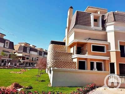 5 Bedroom Twin House for Sale in New Cairo, Cairo - villa for sale in sarai new cairo