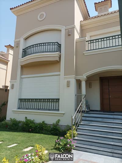 4 Bedroom Townhouse for Sale in Shorouk City, Cairo - Town house corner villa for sale, immediate receipt, in La Vista, Shorouk, Patio 5 east