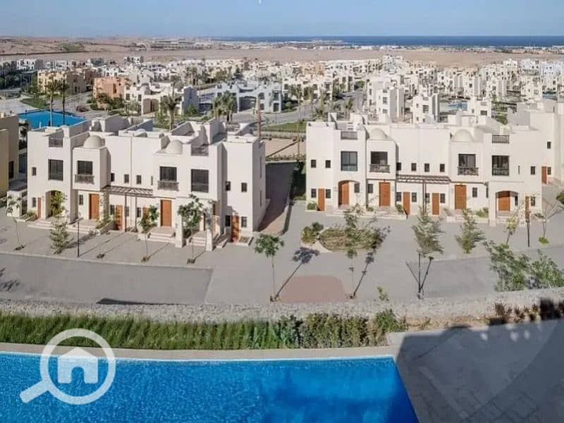 For sale, a fully finished villa in Makadi Heights, Orascom, Hurghada Ready for delivery