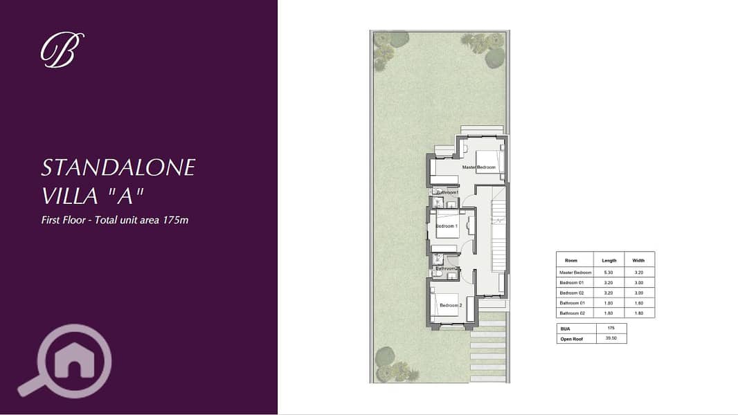 6 villa type a first floor lay out. png