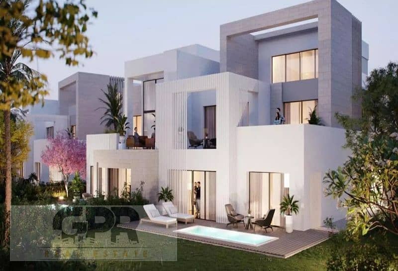 كورنر فيلا متشطبة فى قلب الشيخ زايد كمبوند سولانا ويست اورا Villa for sale in Solana West Compound, the heart of Sheikh Zayed