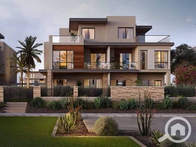 توين هاوس 4 غرف نوم للبيع في الشيخ زايد، الجيزة - TwinHouse-For-Sale-in-the-Estates. jpg