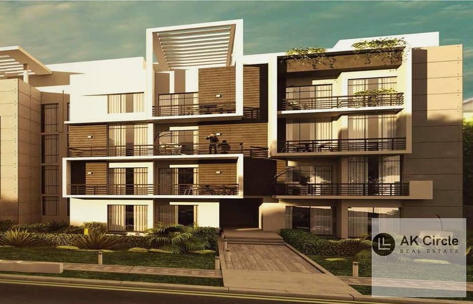 Apartments with garden for sale in Fifth Square. jpg