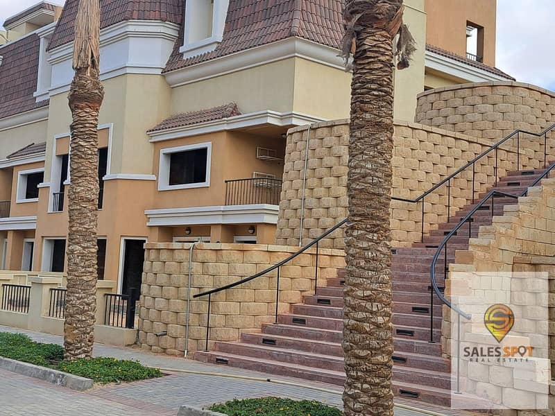 Apartment for sale with a down payment of 405 thousand in front of Shorouk City, Sarai Compound