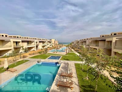 3 Bedroom Chalet for Sale in Ain Sukhna, Suez - شالية على البحر بخصم للبيع في بوهو العين السخنة Sukhna قرب بورتو السخنه  وطريق الجلالة Chalet for sale in Boho Ain Sokhna