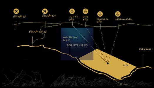 مصنع  للبيع في القاهرة الجديدة، القاهرة - Tarbool map 2. png