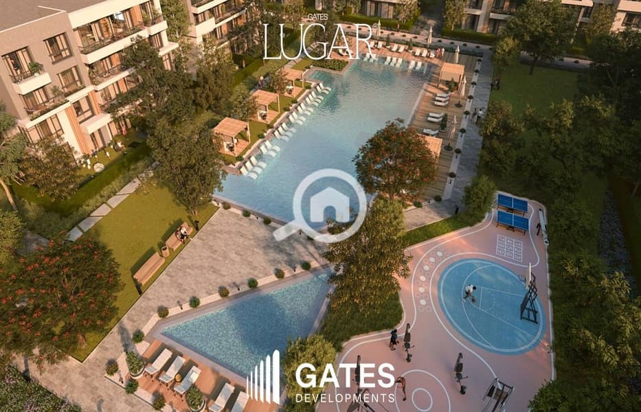 3 Gates Developments - Lugar - Bird eye - pool. jpg