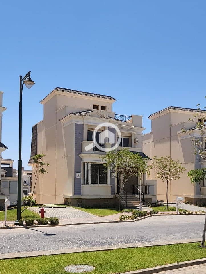 Town House for sale in the heart of 6th of October City, with installments over 8years