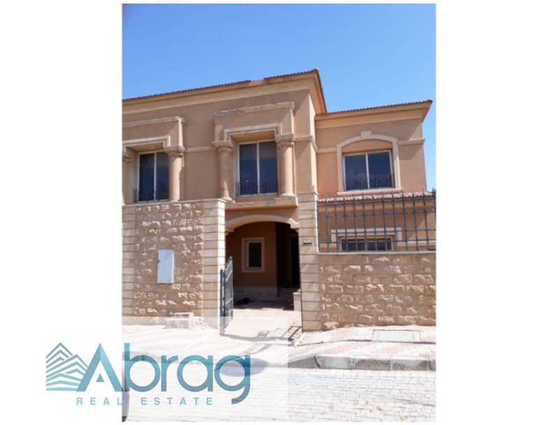 For sale, a twin house villa in Royal Meadows, Sheikh Zayed, semi-finished