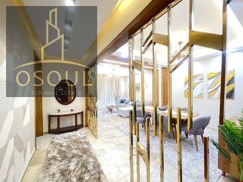 شقة للايجار فرش فندقى موقع متميز جوار الشيخ زايد Fully Furnished