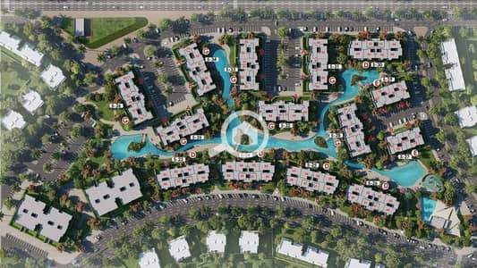 2 Bedroom Apartment for Sale in New Cairo, Cairo - Cleo Water Residences Palm Hills New Cairo master plan. jpg