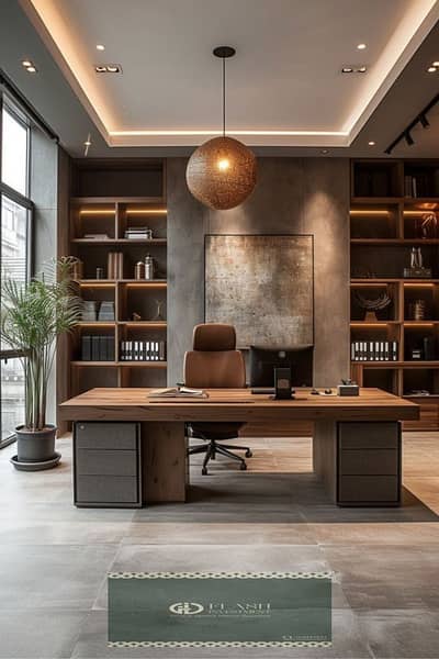 مکتب  للبيع في القاهرة الجديدة، القاهرة - Chic and Sophisticated_ Luxury Office Inspiration. jpeg